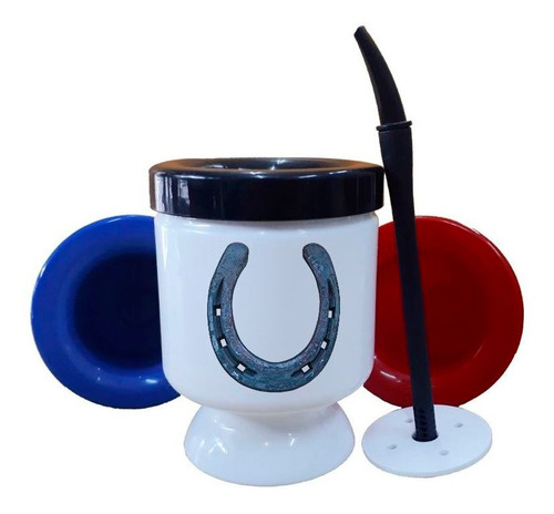 Mate Plastico Herradura De Caballo Amuleto Simbolo