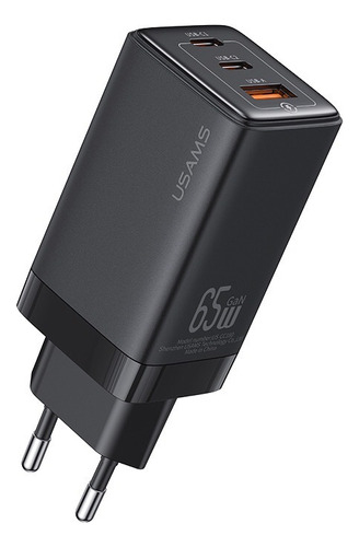 Cargador Carga Rápida Usb-c 3 Puertos 65w Usams Cc180 