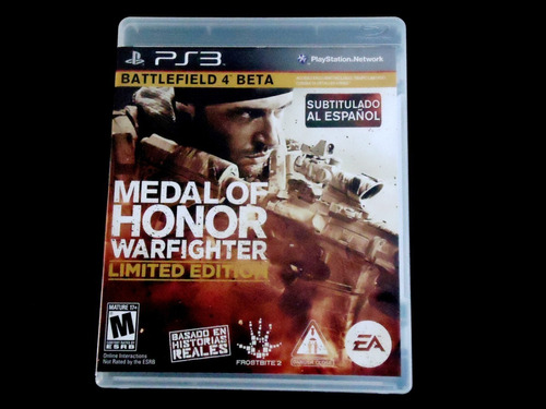 ¡¡¡ Medal Of Honor Warfighter Limited Edition Para Ps3 !!!
