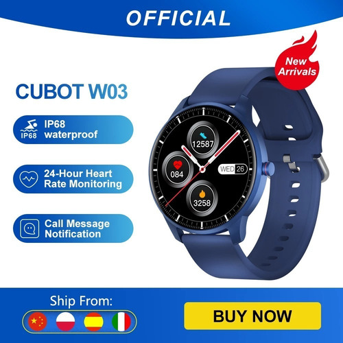 Reloj Inteligente Cubot-w03, Original
