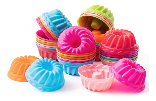Moldes De Silicona Para Hornear R Horse, 42 Unidades, Tazas