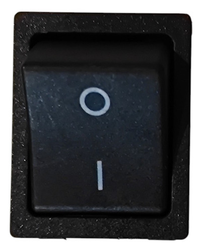 Boton Balancin Rocker On Off 250v 30a Uso Rudo Terminales Negro