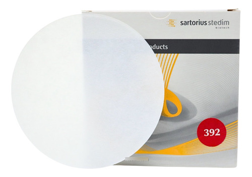 Papel Filtro Sartorius 392 Whatman 43 Pk/100 125 Mm