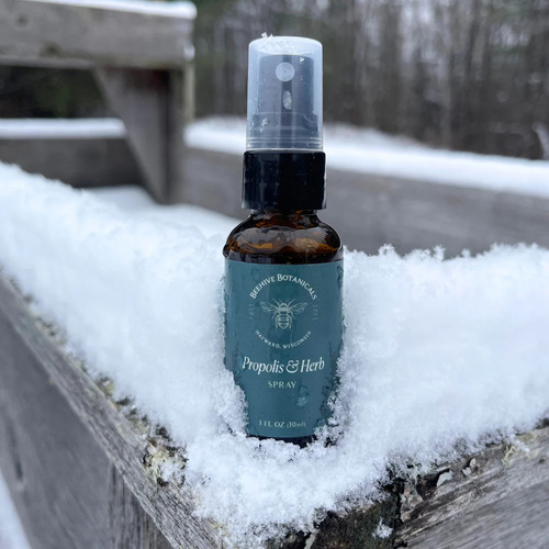 Spray De Propolis Y Hierbas Para Garganta Seca E Irritada