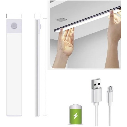 Luz Inteligente Con Sensor De Movimientos Recargable Por Usb