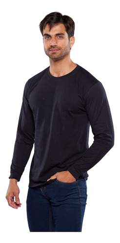 Playera De Algodon Manga Larga Para Hombre - Alfani