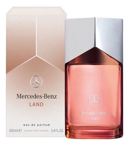 Trilogy Mercedes-Benz Land Edp para hombre, 100 ml, recargable