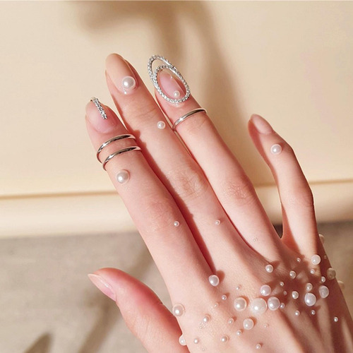 Anillo Para Uñas De Para Mujer, Anillo Desmontable Estilo B