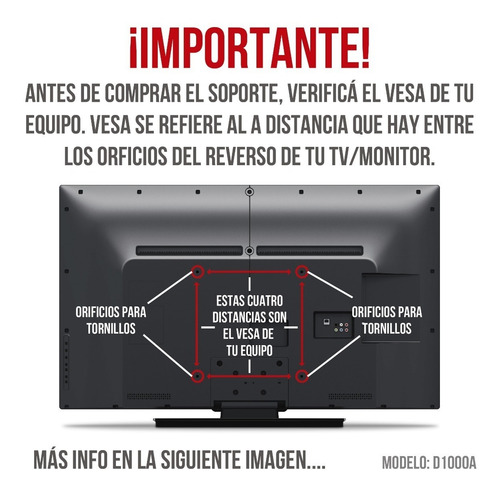 Soporte Monitor Pared Brazo Extensible Regulable