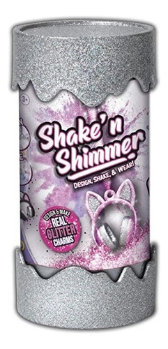 Pulseira Charms Com Glitter Crie Monte Shake´n Shimmer Fun