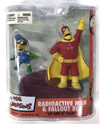 Simpsons Mcfarlane Hombre Radioactivo Y Niño Fisión Set