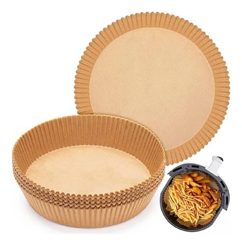 comprar Papel Encerado Para Olla Freidora, Air Fryer X 100unds 24cms