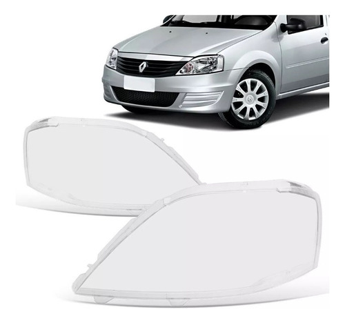 Lente Optica Acrilico Para Renault Logan 2010 2011 2012 2013