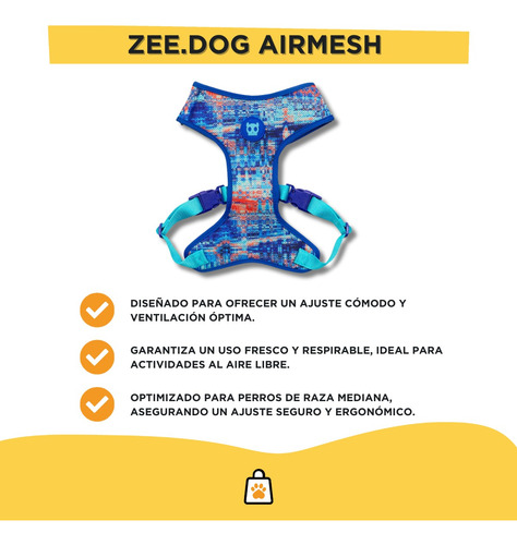 Arnes Para Perros Zee.dog Air Mesh Error #404 Xs Premium