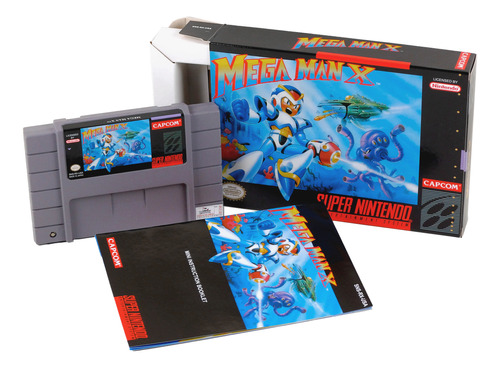 Mega Man X Super Nintendo Snes Completo
