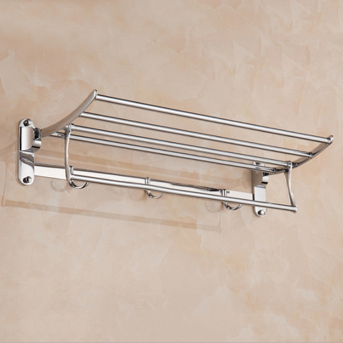 Toallero De Baño De Pared, Plegable De Acero Inoxidable