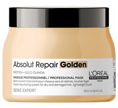 Máscara Absolut Repair Gold Quinoa Loreal  500 Ml