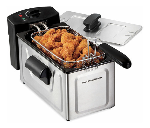 Freidora Hamilton Beach 35210 2l Acero Inoxidable 60 Hz Plateado 60 Hz