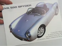 Comprar Folleto Jva Porsche 550 Spyder Antiguo Auto No Manual Club