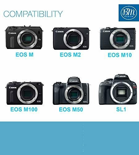 Imagen 7 de 8 de Bm Premium 2-pack Of Lp-e12 Baterías Y Cargador Para Canon