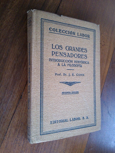 Gdes Pensadores Introducción Histórica A La Filosofía - Cohn