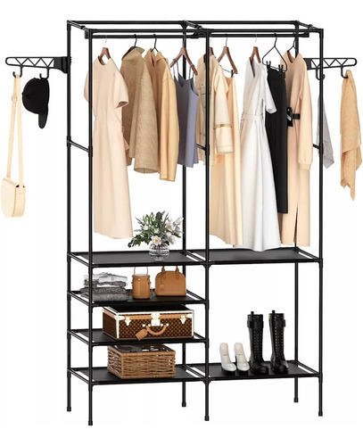 Perchero De Piso Para Organizador Ropa Rack Colgador Closet