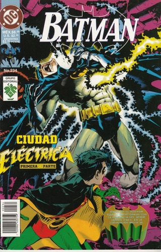 Comic Dc Batman # 234 Ciudad Electrica Parte Uno Vid