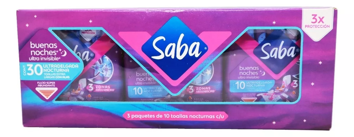 Primera imagen para búsqueda de toallas saba invisible