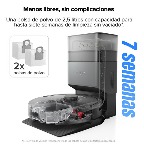 Aspiradora Robot Q5 Max Con Base De Vaciado Automático