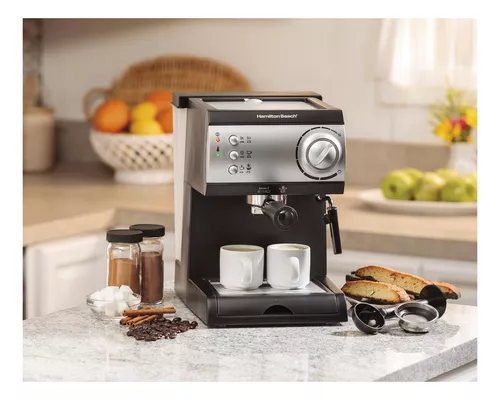 Máquina de Espresso T-Fal 3.5 Bares de Presión Negra