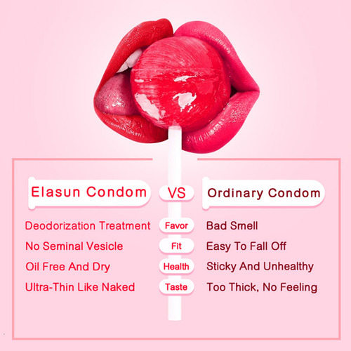 2box Sky Blue Oral Sex Condoms Strawberry Flavor Condoms