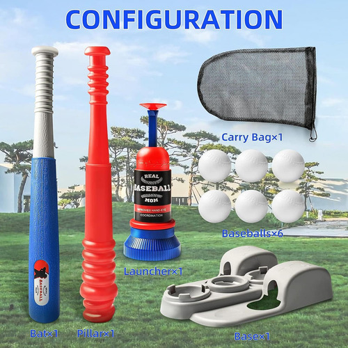 Tee Ball Set Extensible Bat Training Equipment Entertainment