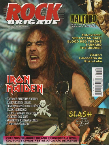Rock Brigade 256 Iron Maiden Guns N'roses Skid Row Judas 