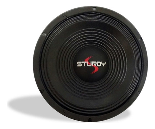 Kit 6 Alto Falante Woofer 12 Polegadas Sturdy 100 Watts Rms Cor Preto