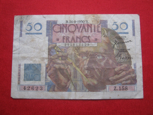 Francia 50 Francos 1950