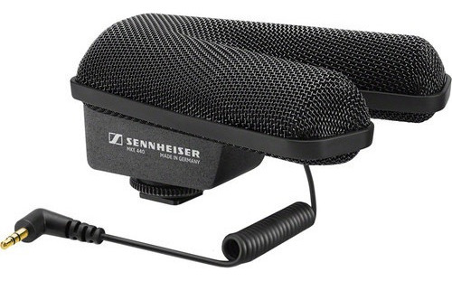 Microfone de espingarda pequena Sennheiser Mke440, cor preta