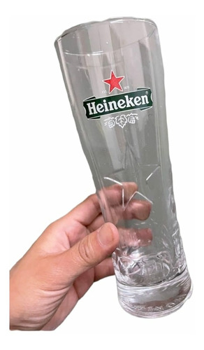 Vaso Cerveza Heineken Estrella En Relieve Original Francia