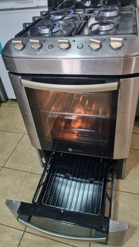 Cocina General Electric Como Nueva Acero Teon Luz Enc Gas (Usado)