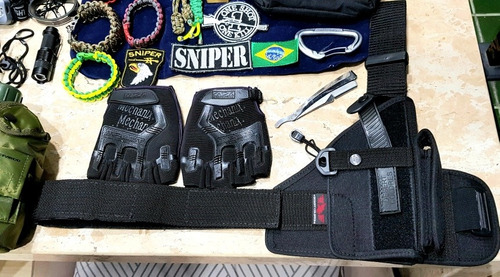 Lote Gigante De Itens Edc Cantil Guepardo Paracord Tudo