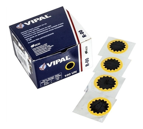 Caixa De Remendos Vipal Estrela R-00 30mm 100 Unidades