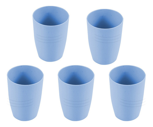 Vasos De Plástico R Reutilizables, Juego De 5 Pajitas Multic