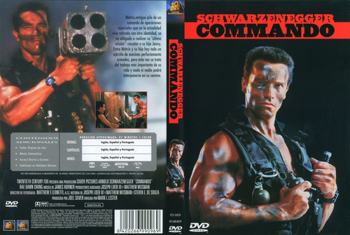 Comando ( Commando) Arnold Schwarzenegger - Dvd