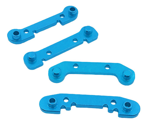 4x Peças De Carro Rc Com Braço Oscilante Reforçado Azul