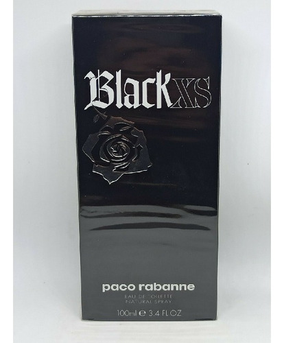 Perfume Paco Rabanne Black Xs Eau Toilette 3.4oz 100ml Últmo