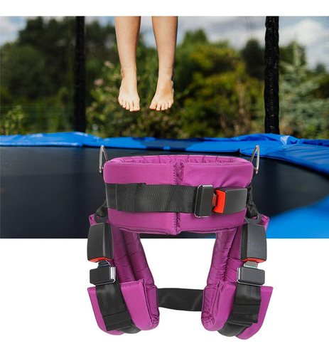 Equipo De Iones De Arnés De Trampolín Bungee De Púrpura S