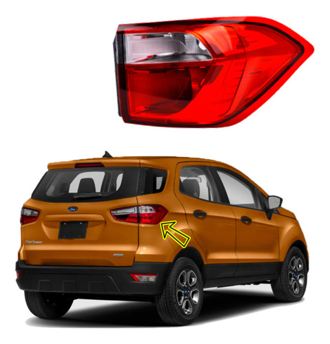 Calavera Ford Ecosport Mexicana 2013 2014 2015 Exterior Der