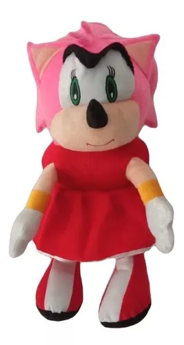 Boneco Pelúcia Sonic Grande 50cm Lançamento Vermelho Lindo