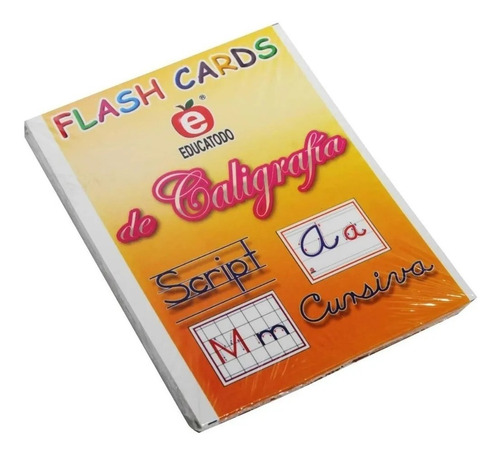 Flash Cards Didácticas Del Abecedario Script/ Cursiva