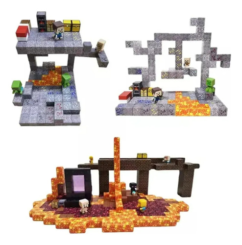 Bloques De Construcción Magnéticos Aleatorios De Minecraft 1