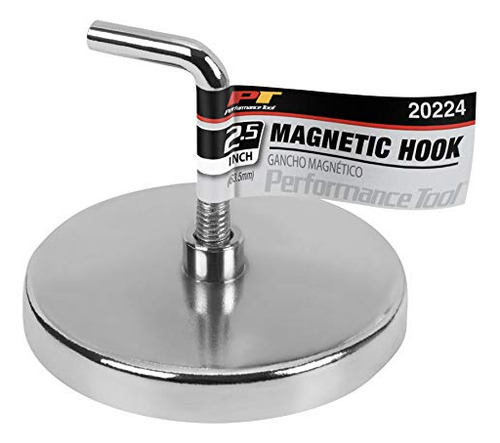 Gancho Magnético 2.5puLG - Imán De Neodimio Resistente Para